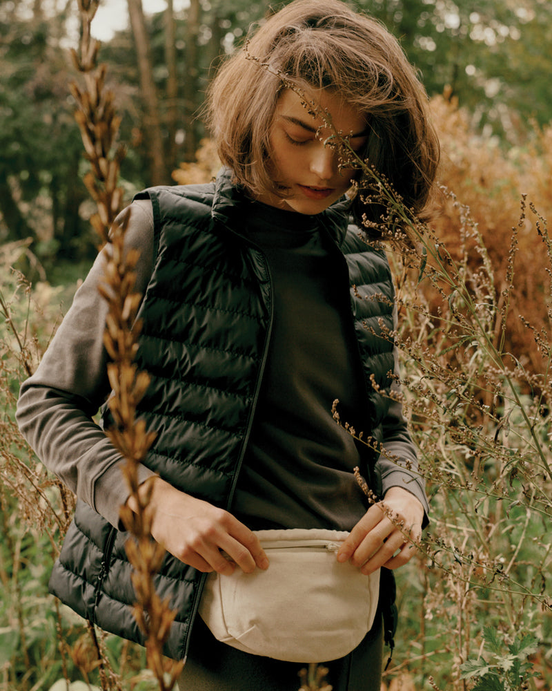 Load image into Gallery viewer, 285gsm canvas hip bag undyed - Custom Wood Designs
