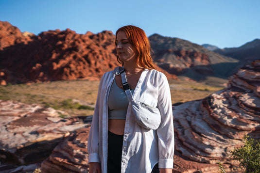 285gsm canvas hip bag undyed - Custom Wood Designs