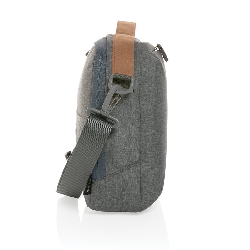 Load image into Gallery viewer, Impact AWARE™ 300D two tone deluxe 15.6&quot; laptop bag - Custom Wood Designs
