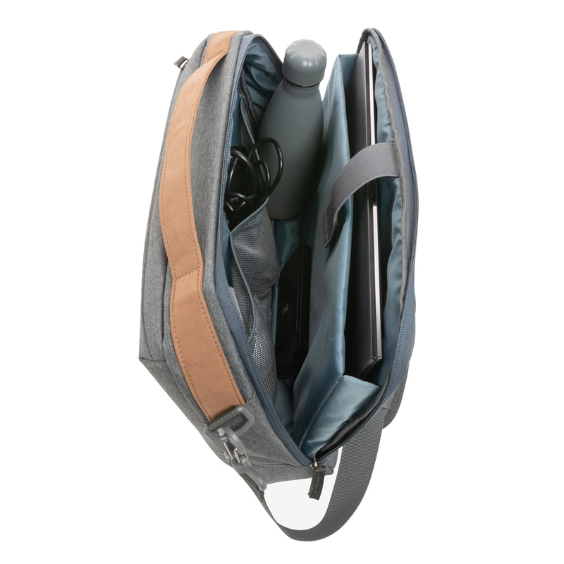 Load image into Gallery viewer, Impact AWARE™ 300D two tone deluxe 15.6&quot; laptop bag - Custom Wood Designs
