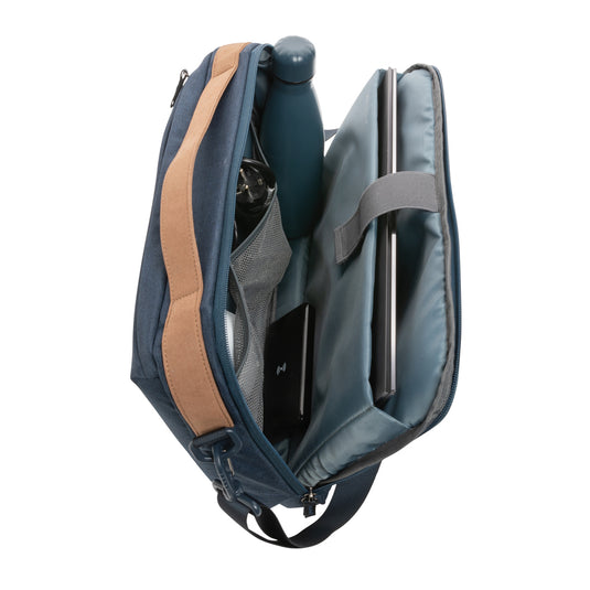 Impact AWARE™ 300D two tone deluxe 15.6" laptop bag - Custom Wood Designs