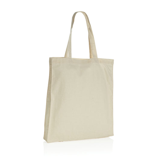 Impact AWARE™ Recycled cotton tote w/bottom 145g - Custom Wood Designs