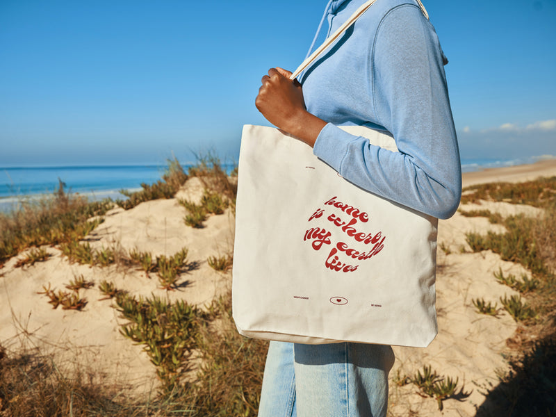 Load image into Gallery viewer, 285gsm rcanvas tote bag undyed - Custom Wood Designs
