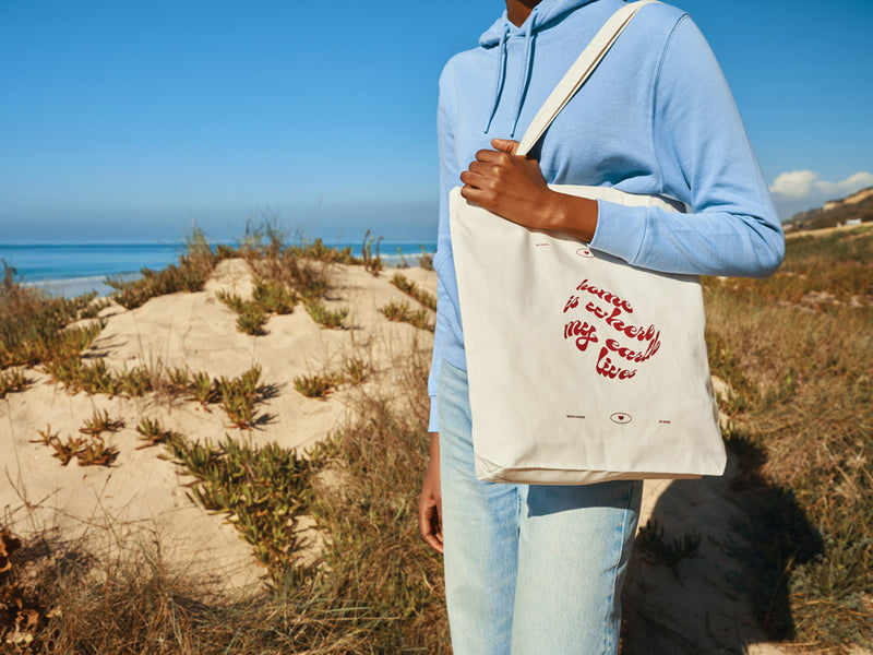 Load image into Gallery viewer, 285gsm rcanvas tote bag undyed - Custom Wood Designs
