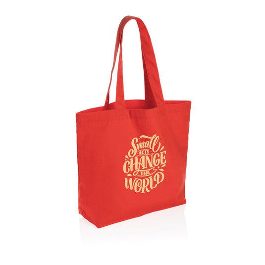Impact Aware™ 240 gsm rcanvas shopper w/pocket - Custom Wood Designs