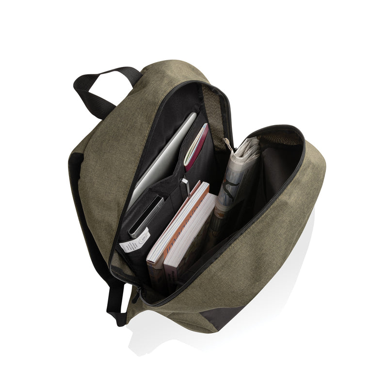 Load image into Gallery viewer, RPET basic 15.6 inch laptop backpack - Custom Wood Designs
