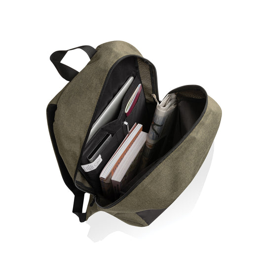 RPET basic 15.6 inch laptop backpack - Custom Wood Designs