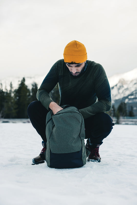 RPET basic 15.6 inch laptop backpack - Custom Wood Designs