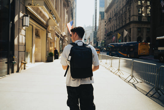 RPET 15.6 inch deluxe laptop backpack - Custom Wood Designs