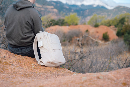 RPET 15.6 inch deluxe laptop backpack - Custom Wood Designs