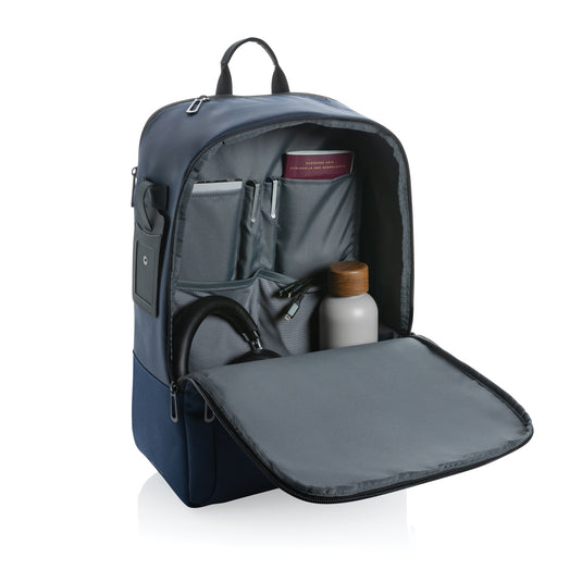 RPET 15.6 inch deluxe laptop backpack - Custom Wood Designs