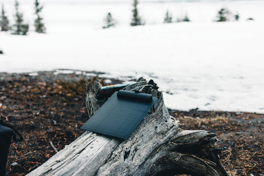 RPET deluxe backpack with 5W solar panel - Custom Wood Designs