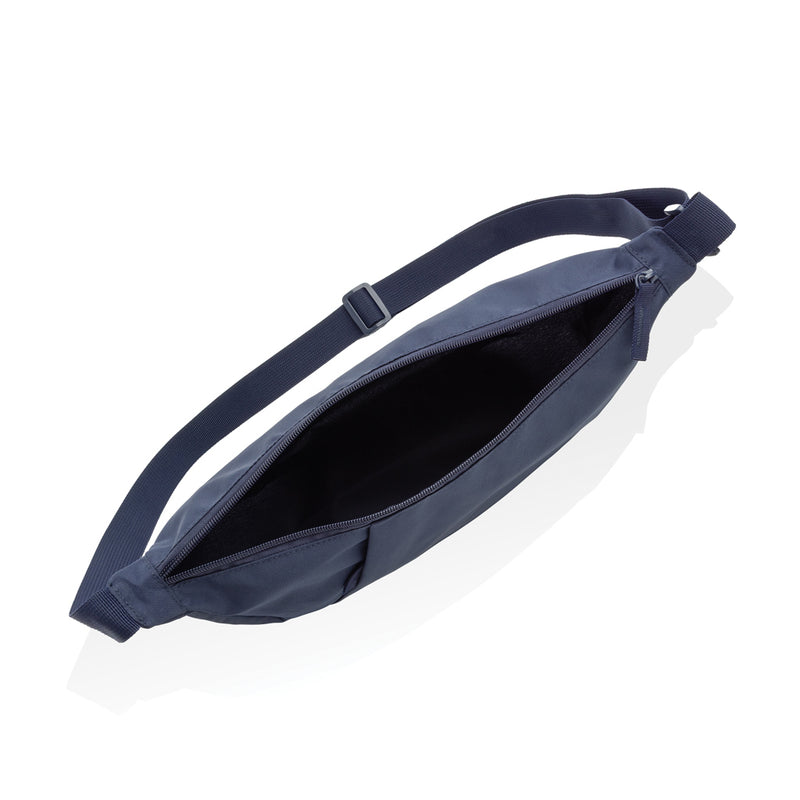 Load image into Gallery viewer, Crescent XL AWARE™ RPET half moon sling bag - Custom Wood Designs Crescent XL AWARE™ RPET half moon sling bag
