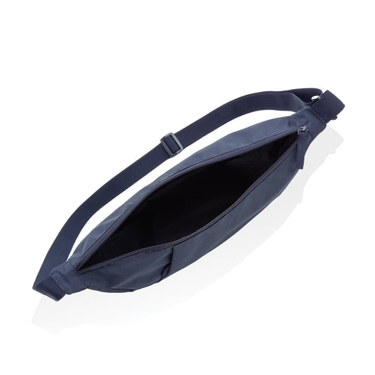 Crescent XL AWARE™ RPET half moon sling bag - Custom Wood Designs Crescent XL AWARE™ RPET half moon sling bag