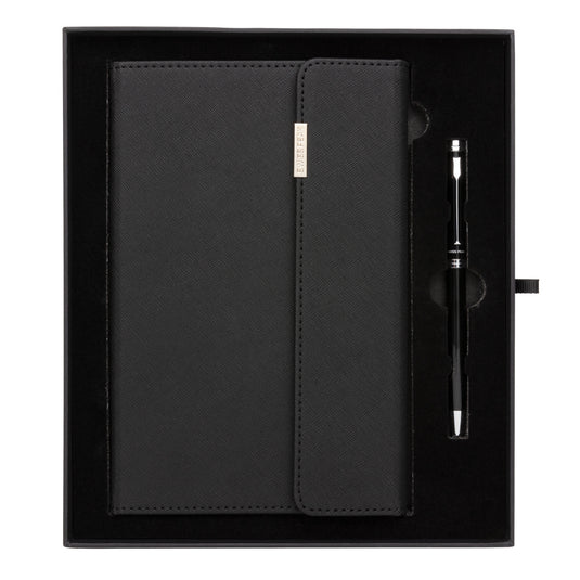 Swiss Peak deluxe A5 notebook and pen set - Custom Wood Designs