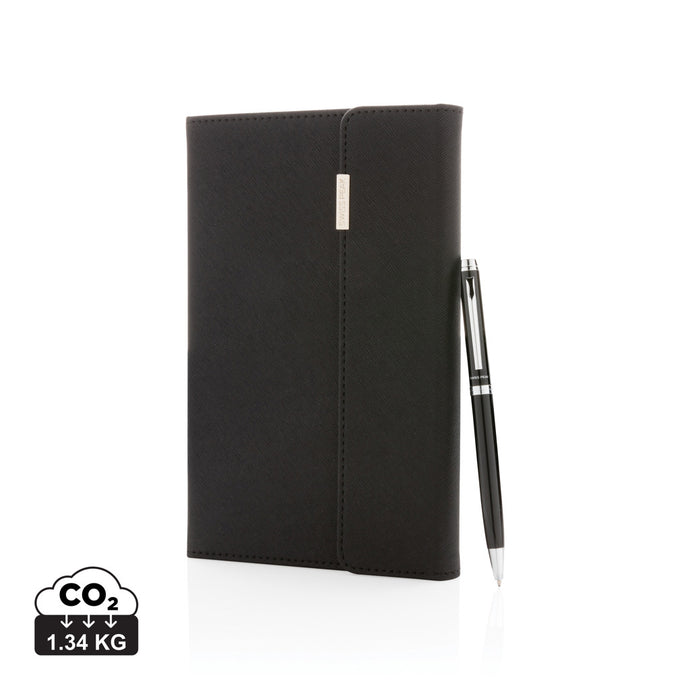 Swiss Peak deluxe A5 notebook and pen set - Custom Wood Designs