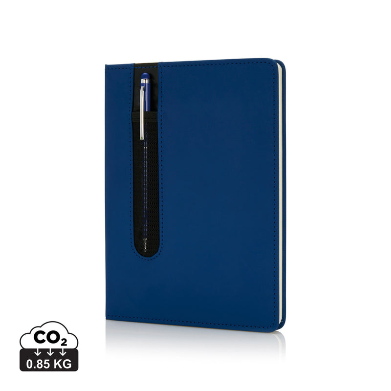 Load image into Gallery viewer, Standard hardcover PU A5 notebook with stylus pen - Custom Wood Designs
