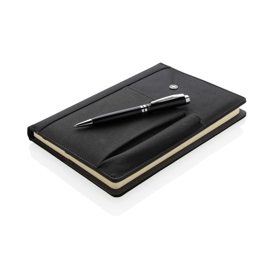 Refillable notebook and pen set - Custom Wood Designs