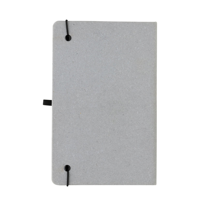 Load image into Gallery viewer, GRS Recycled leather hardcover notebook A5 - Custom Wood Designs
