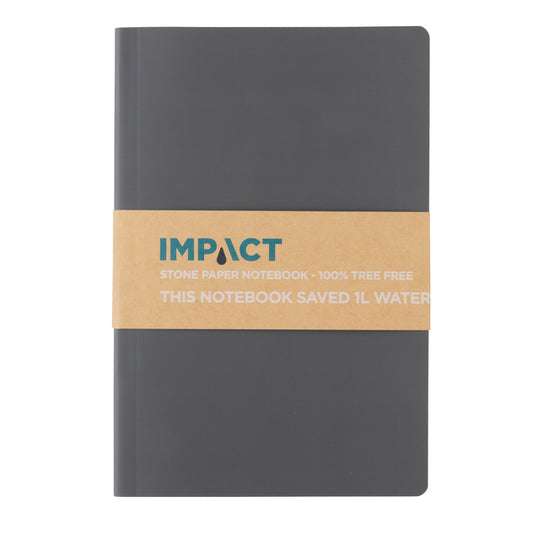 Impact softcover stone paper notebook A5 - Custom Wood Designs