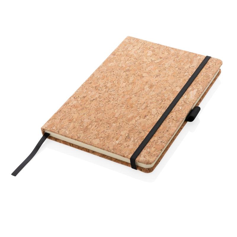 Load image into Gallery viewer, Cork hardcover notebook A5 - Custom Wood Designs
