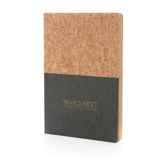 A5 cork & kraft notebook - Custom Wood Designs