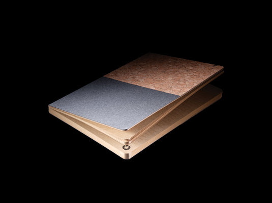 A5 cork & kraft notebook - Custom Wood Designs