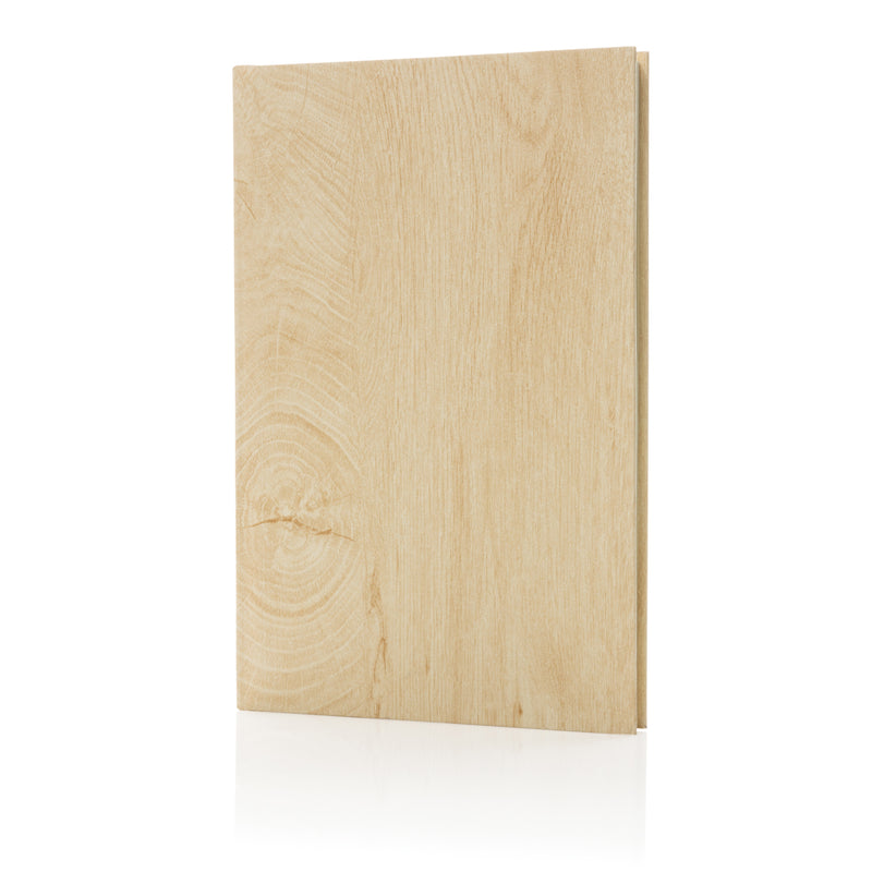 Load image into Gallery viewer, Kavana wood print A5 notebook - Custom Wood Designs
