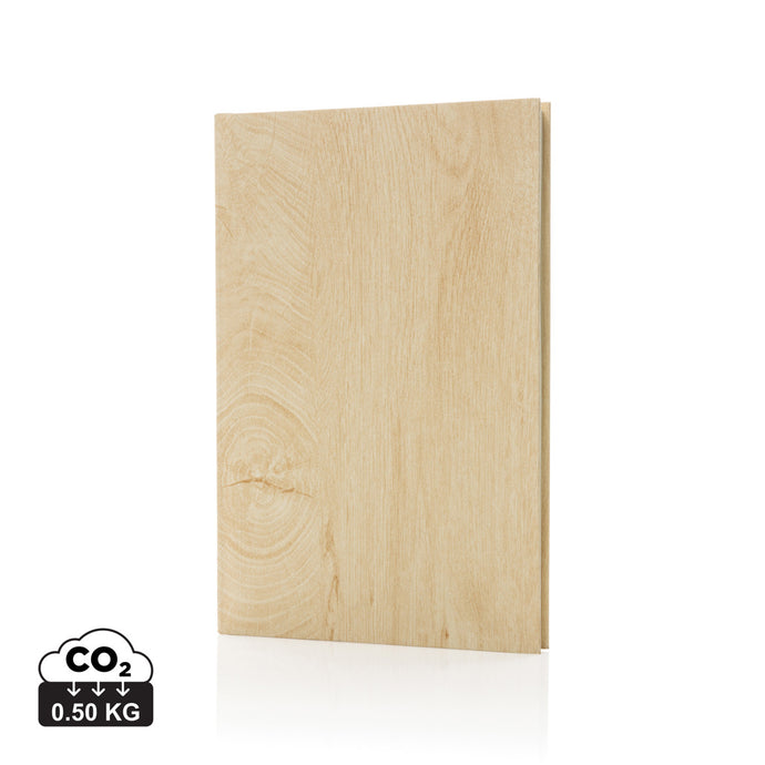 Kavana wood print A5 notebook - Custom Wood Designs
