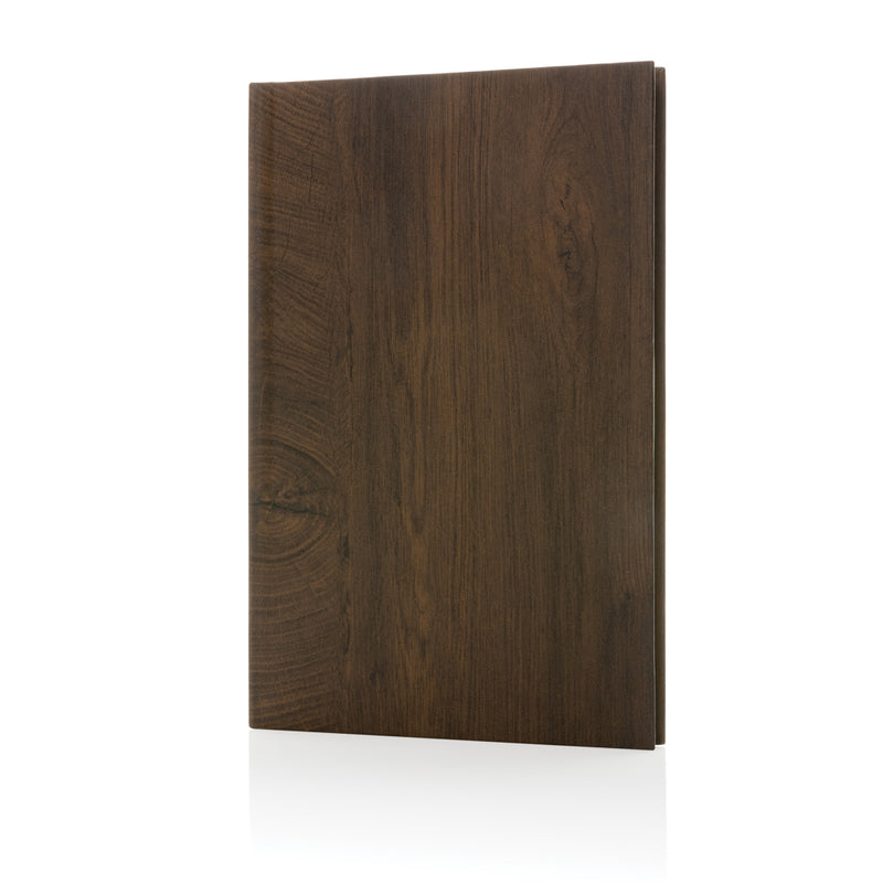 Load image into Gallery viewer, Kavana wood print A5 notebook - Custom Wood Designs
