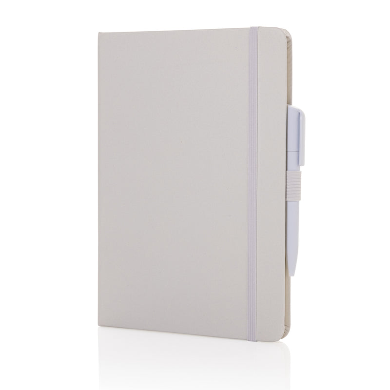 Load image into Gallery viewer, Sam A5 RCS certified bonded leather classic notebook - Custom Wood Designs
