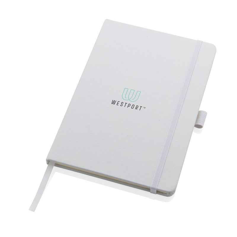 Load image into Gallery viewer, Sam A5 RCS certified bonded leather classic notebook - Custom Wood Designs
