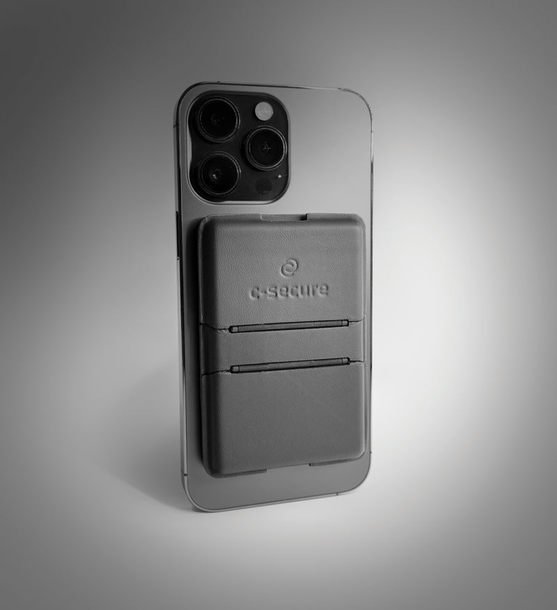 Load image into Gallery viewer, C-Secure MagSafe phone wallet - Custom Wood Designs C-Secure MagSafe phone wallet
