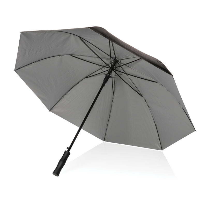 Load image into Gallery viewer, 27&quot; Impact AWARE™ RPET 190T dual colour auto open umbrella - Custom Wood Designs
