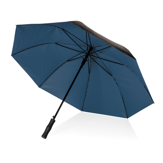 27" Impact AWARE™ RPET 190T dual colour auto open umbrella - Custom Wood Designs