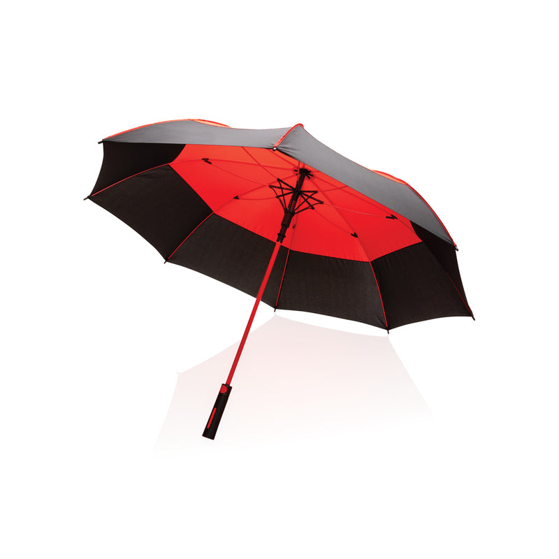 Load image into Gallery viewer, 27&quot; Impact AWARE™ RPET 190T auto open stormproof umbrella - Custom Wood Designs
