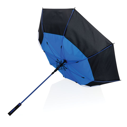 27" Impact AWARE™ RPET 190T auto open stormproof umbrella - Custom Wood Designs