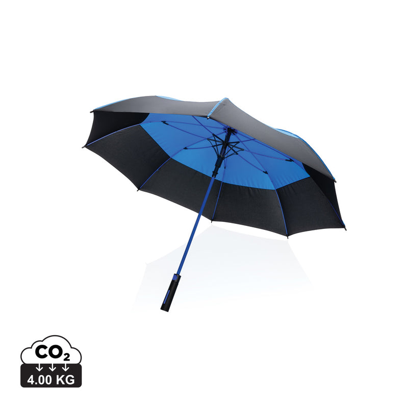 Load image into Gallery viewer, 27&quot; Impact AWARE™ RPET 190T auto open stormproof umbrella - Custom Wood Designs
