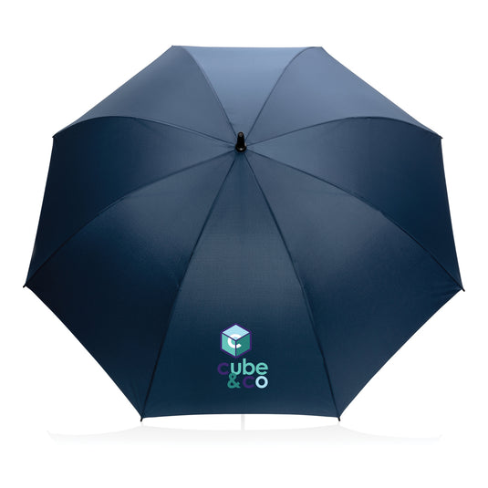 30" Impact AWARE™ RPET 190T Storm proof umbrella - Custom Wood Designs