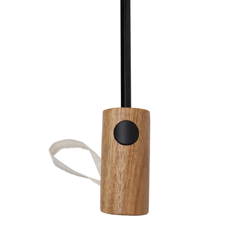 Load image into Gallery viewer, Kaycey 21&quot; AWARE™ RPET Acacia wood mini auto open umbrella - Custom Wood Designs
