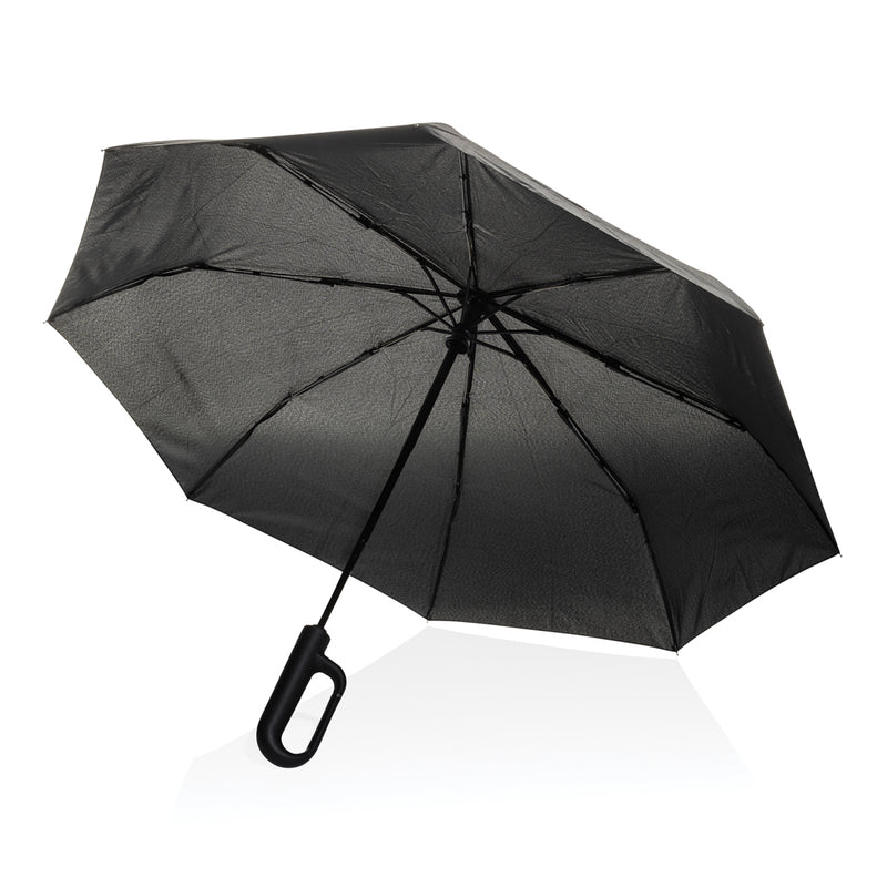 Load image into Gallery viewer, Yara 21&quot; AWARE™ RPET solid colour umbrella with carabiner - Custom Wood Designs
