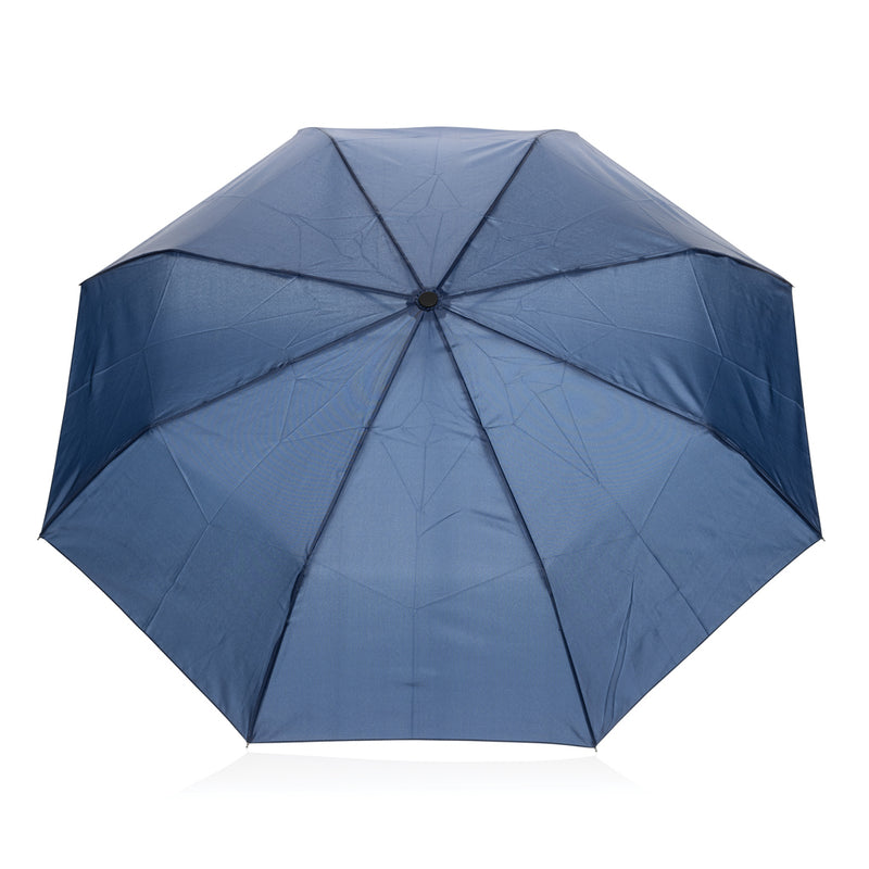 Load image into Gallery viewer, Yara 21&quot; AWARE™ RPET solid colour umbrella with carabiner - Custom Wood Designs
