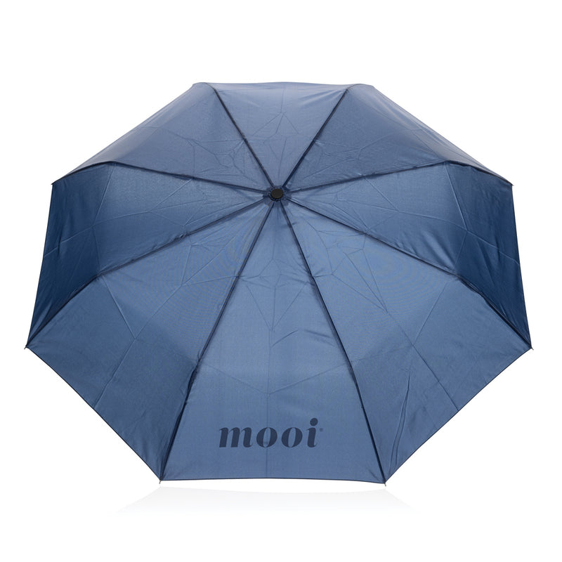 Load image into Gallery viewer, Yara 21&quot; AWARE™ RPET solid colour umbrella with carabiner - Custom Wood Designs
