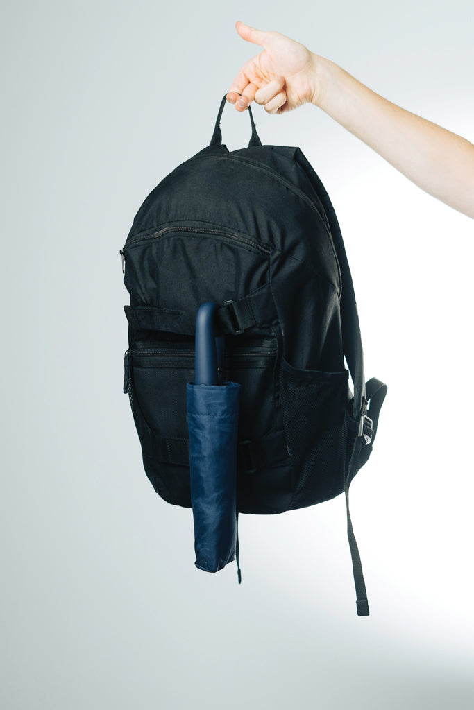 Load image into Gallery viewer, Yara 21&quot; AWARE™ RPET solid colour umbrella with carabiner - Custom Wood Designs
