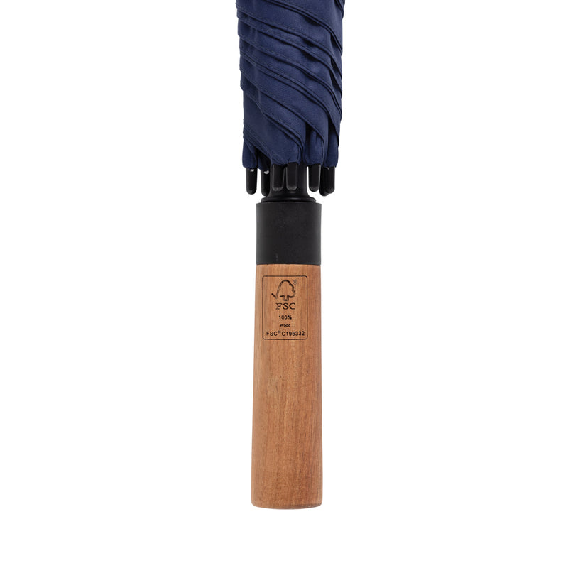 Load image into Gallery viewer, Tony  Aware™ RPET 30 inch acacia auto open umbrella - Custom Wood Designs
