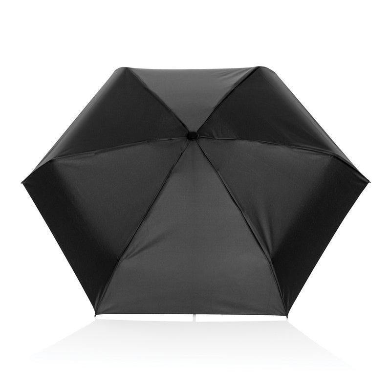 Load image into Gallery viewer, 19.5&quot; Aware™ RPET super mini manual 190T Pongee umbrella - Custom Wood Designs 19.5&quot; Aware™ RPET super mini manual 190T Pongee umbrella
