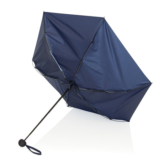19.5" Aware™ RPET super mini manual 190T Pongee umbrella - Custom Wood Designs 19.5" Aware™ RPET super mini manual 190T Pongee umbrella