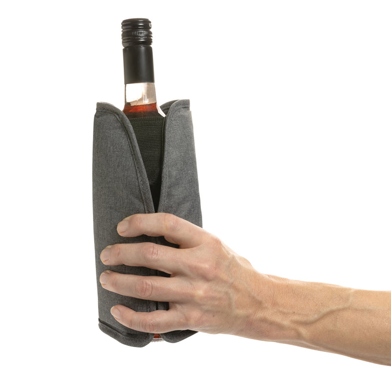Load image into Gallery viewer, Vino AWARE™ RPET wine cooler sleeve - Custom Wood Designs
