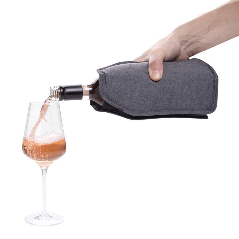Load image into Gallery viewer, Vino AWARE™ RPET wine cooler sleeve - Custom Wood Designs
