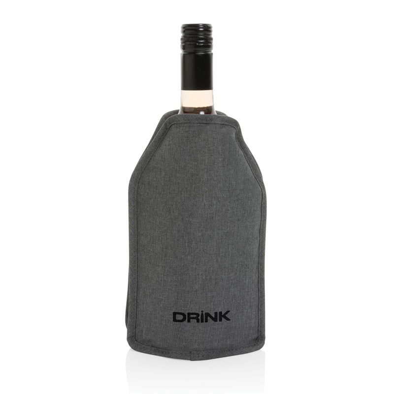 Load image into Gallery viewer, Vino AWARE™ RPET wine cooler sleeve - Custom Wood Designs
